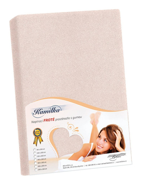 Froté prostěradlo PF-021, Světlá růžová (1)
