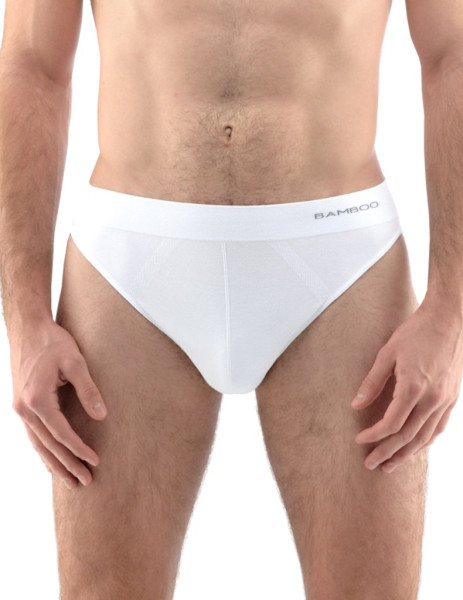 Pánské slipy úzký bok 50004, Bílá (1)