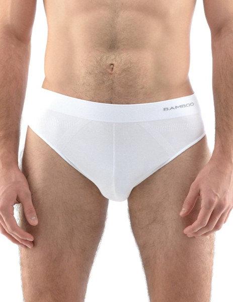 Pánské slipy široký bok 51004, Bílá (1)