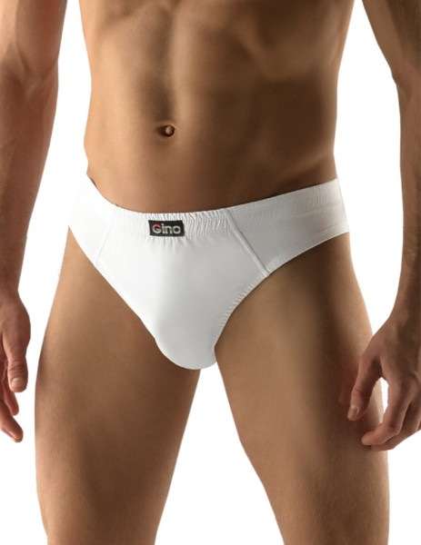 Pánské slipy úzký bok 70047, Bílá (2)