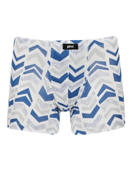 Chlapecké boxerky s potiskem 182843, Bílá-modrá (1)