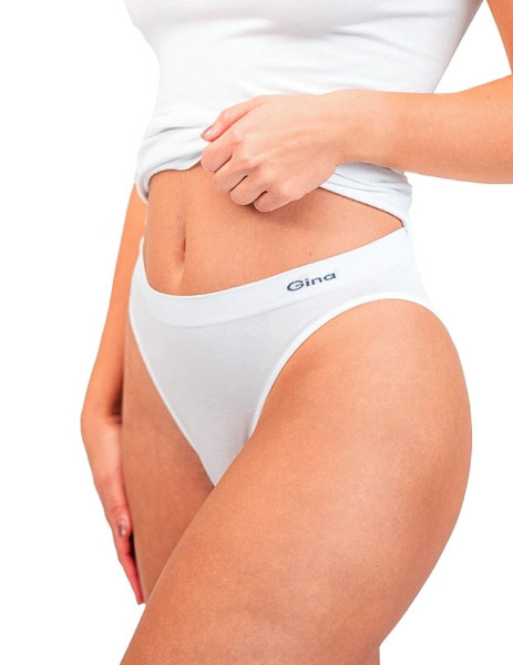 Dámské kalhotky klasické 00005, s úzkým bokem, Bílá (1)