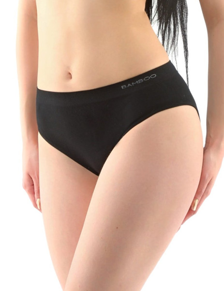 Kalhotky klasické se širším bokem 00038H, černá (3)