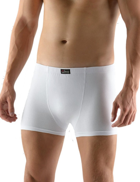 Pánské boxerky jednobarevné 73068H, bílá (1)