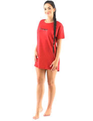 Dámská noční košilka 19118P, červená (2)