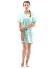 Dámská noční košilka 19138P, aqua (2)