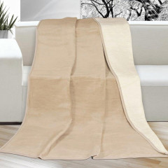 Deka Kira dvojlůžko 2210/015 tmavá béžová, světlá béžová (1)