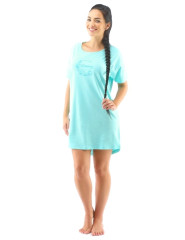 Dámská noční košilka 19120P, aqua (2)