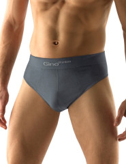 Pánské slipy široký bok Bamboo 51003P, šedá (5)