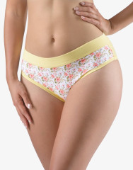 Kalhotky klasické s potiskem 10277H černá Velikost L/XL