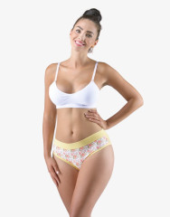 Kalhotky klasické s potiskem 10277H černá Velikost L/XL