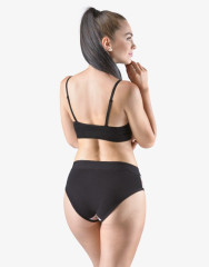Kalhotky klasické s potiskem 10277H černá Velikost L/XL