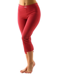 Dámské legíny 7/8 délka 95004P, červená (3)