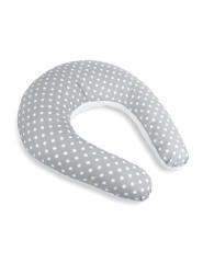 Potah na kojící polštář 665/903, Puntík šedá, bílá (1)