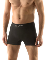 Pánské boxerky s delší nohavičkou 54004, černá (2)