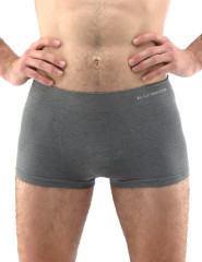 Pánské boxerky bezešvé 53005, Šedá (4)