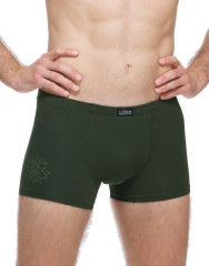 Pánské boxerky s potiskem 73135, Lahvová (2)