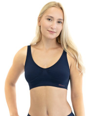 Sportovní podprsenka s vycpávkami 07014, Lékořice (5)