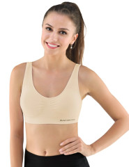 Sportovní podprsenka s vycpávkami 07014, Tělová (10)