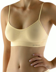 Sportovní podprsenka úzká ramínka 07015, Tělová (5)