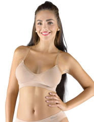 Sportovní podprsenka model 07020, Béžová (1)