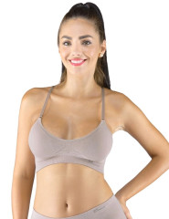 Sportovní podprsenka model 07020, Šedohnědá (7)