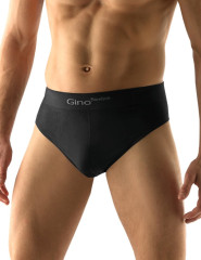 Pánské slipy široký bok 51003, Černá (2)