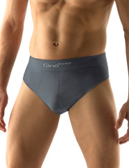 Pánské slipy široký bok 51003, Tmavá šedá (5)