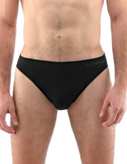 Pánské slipy úzký bok 50004, Černá (2)
