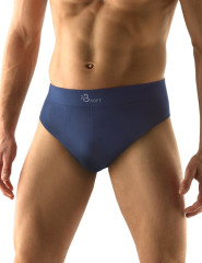 Pánské slipy široký bok 51005, Lékořice (2)