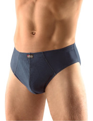 Pánské slipy široký bok 71055, Lékořice (4)