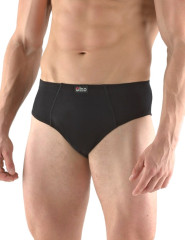 Pánské slipy široký bok 71080, Černá (3)