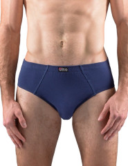 Pánské slipy široký bok 71080, Lékořice (4)