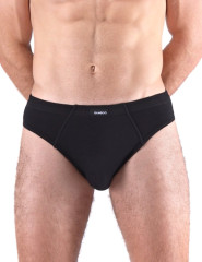 Pánské slipy úzký bok 70058, Černá (3)