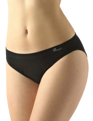 Dámské kalhotky klasické úzký bok 00046, Černá (2)