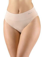 Dámské kalhotky klasické vysoký pas 00039, Béžová (1)