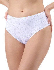 Dámské kalhotky klasické nadměrné velikosti 11093, Bílá (2)