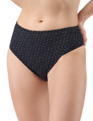 Dámské kalhotky klasické nadměrné velikosti 11093, Černá (3)