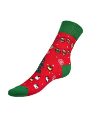 Dámské veselé ponožky Vánoce-2 DP/8227