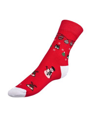 Dámské veselé ponožky Vánoce-1 DP/8256