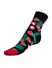 Dámské veselé ponožky Jahody DP/8255