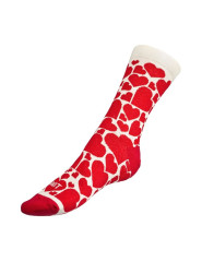 Dámské veselé ponožky Srdce DP/8236