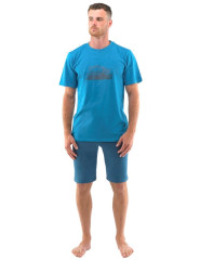 Pánské pyžamo krátké šité 79128