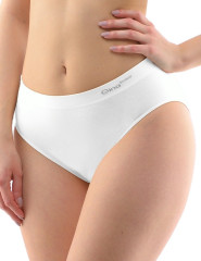 Kalhotky klasické vyšší bok 00019H, bílá (1)