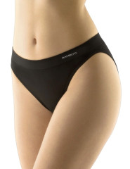 Kalhotky klasické bez potisku 00037H, černá (3)
