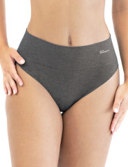 Kalhotky klasické vysoký pas 00039H, šedá (6)