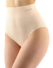 Kalhotky klasické s vysokým pasem 00040H, tělová (7)