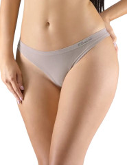 Dámská tanga kalhotky Ecobamboo 05013H, šedohnědá (7)
