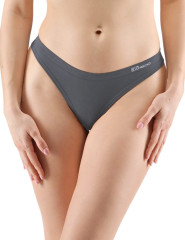Dámská tanga kalhotky Ecobamboo 05013H, tm. šedá (8)